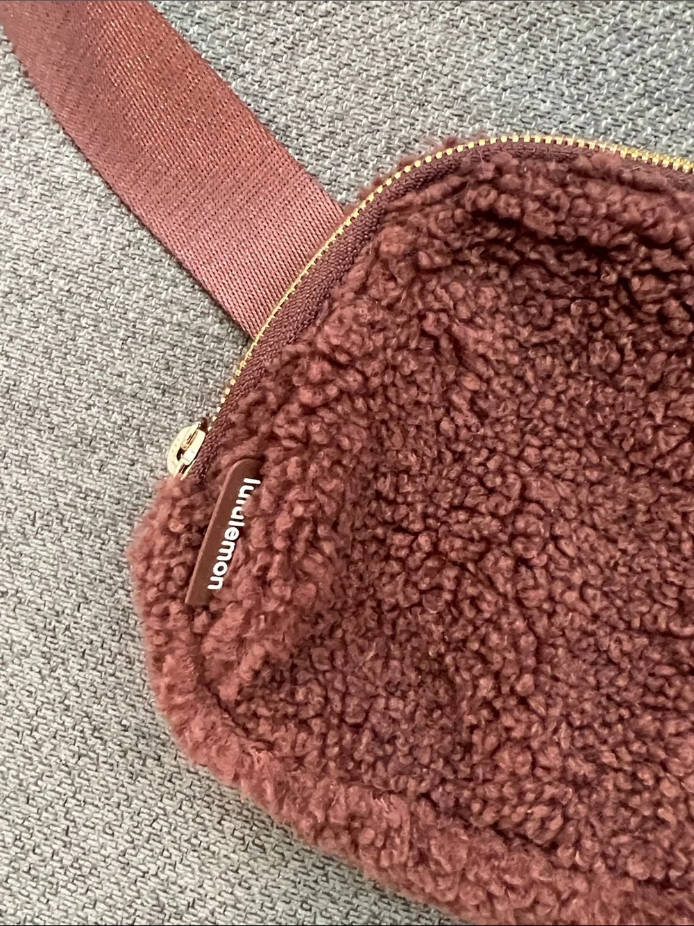 lululemon athletica Brown Sherpa Belt Bag